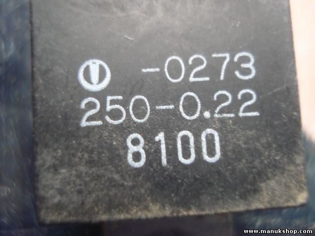 Relé Nissan Primera P11 Bj. 99-02 Almera N16 0273250022 0273 - 250 - 0 22 8100