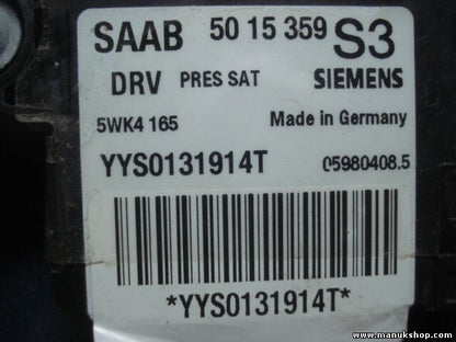 Sensor de impacto de airbag Saab 9-5 5015359 50 15 359 S3 DRV SIEMENS 5WK4165