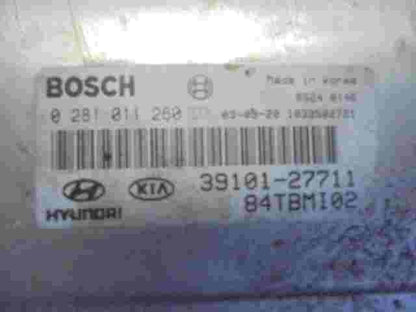 Centralita Hyundai Kia Getz 1.5 3910127711 BOSCH 0281011260 84TBMI02 1039S02721