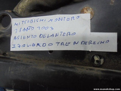 Guía de asiento izquierdo lado derecho Mitsubishi Montero Pajero 2.8 2003