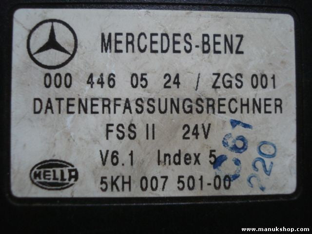 Equipo de adquisición de datos Mercedes-Benz INDEX 0004460524/ZGS001 0004460524