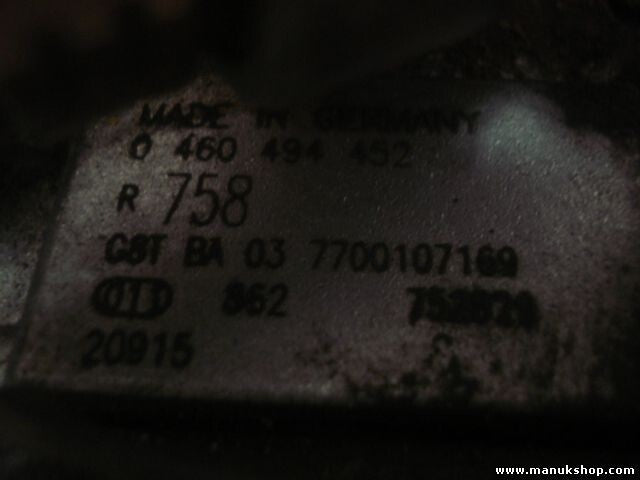 Bomba de inyección Renault Laguna 2,2D 7700107169 0460494452 0 460 494 452