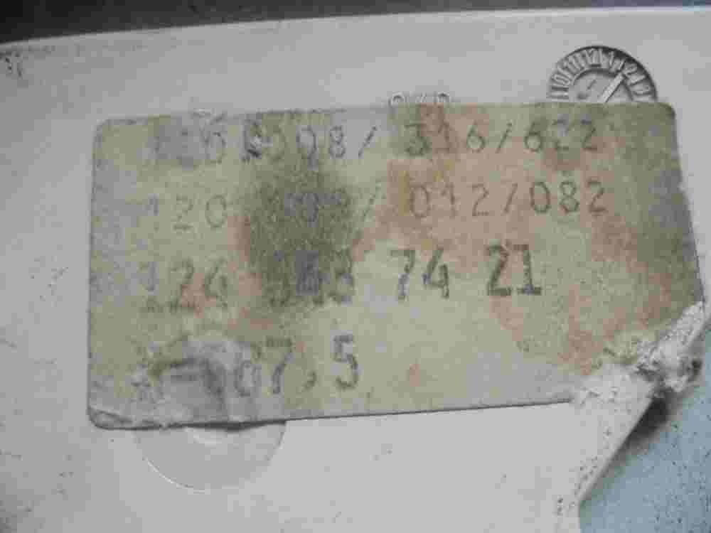 Esferas del cuadro instrumentos Mercedes-Benz W124 1245437421 VDO 110008316622