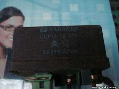 Recocido controlador Glow relé enchufe Peugeot Citroen Fiat NAGARES 9639912580