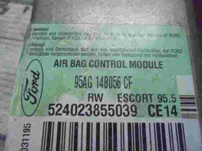 Sensor de impacto de airbag Ford Escort MK6 MK7 95AG14B056CF 524023855039