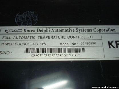 A/C System Chevrolet Nubira 96430996 DELPHI DKF060302137