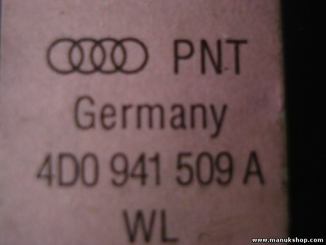 Interruptor de emergencia Audi A8 4D0 941 509 A 4D0941509A 4DO941509A