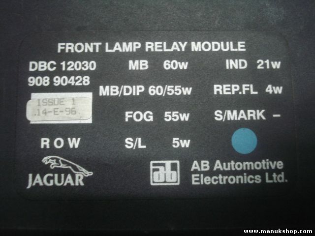 Moduli di controllo guasto faro Jaguar XJ40 DBC12030 DBC 12030 90890428