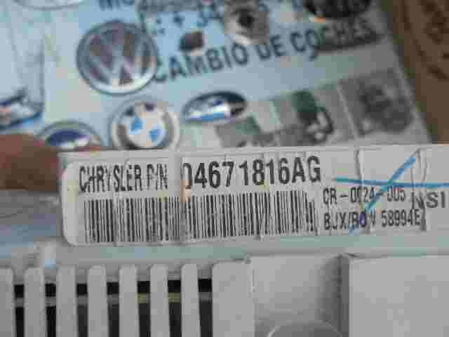 Cuadro de instrumentos Chrysler PT 04671816AG CR0024005 CR-0024-005 58994E