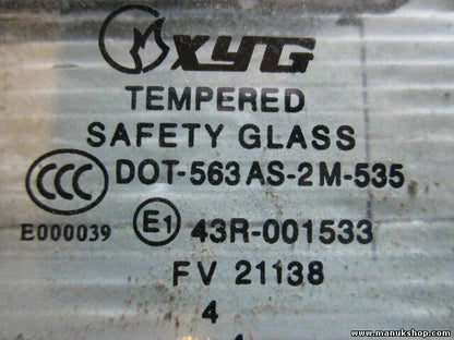 Hyundai Santa Fe 43R001533 triangolo vetro porta posteriore sinistra