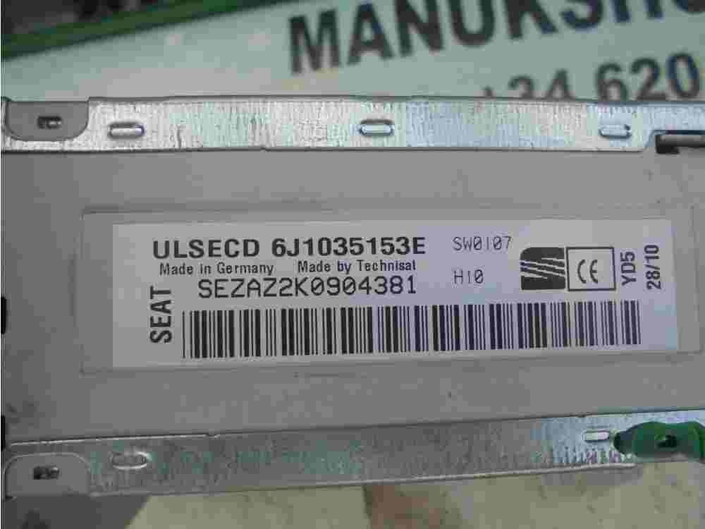 Sistema audio radio CD Seat Ibiza 6J1035153E SW0107