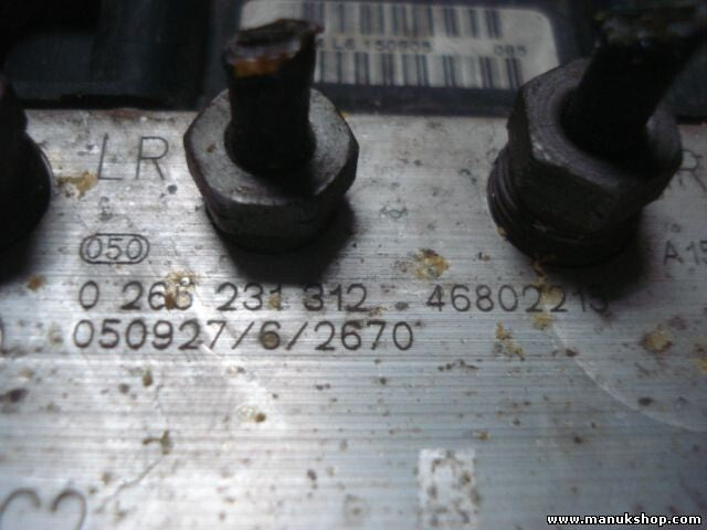 Unidad hidráulica del ABS Fiat Panda 46802215 0046802215 0265231312 0265800306