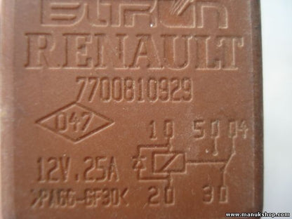 Relé   Renault Megane BITRON 7700810929 12V.25A