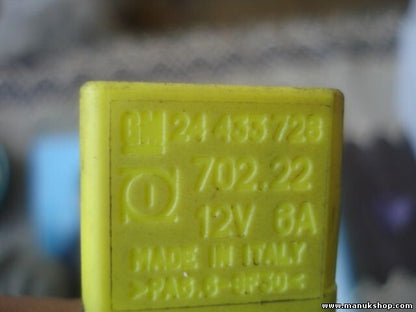 Relé Opel Combo, Corsa C 1,7 DI 2001-2011 24433728 702.22