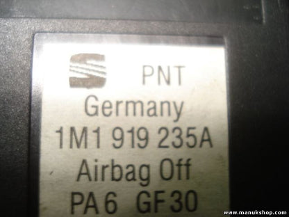 Lámpara de control para AIRBAG Seat Leon Cordoba 1M1 919 235 A 1M1919235A
