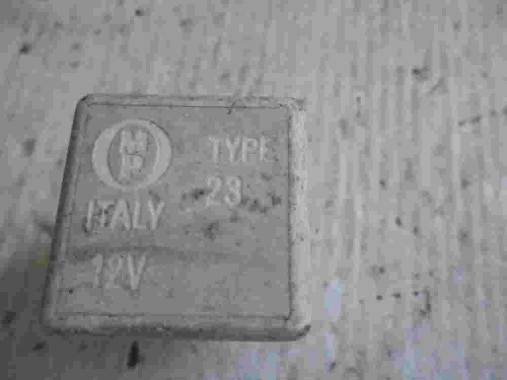 Relé Alfa Romeo Fiat 12V TYPE 23