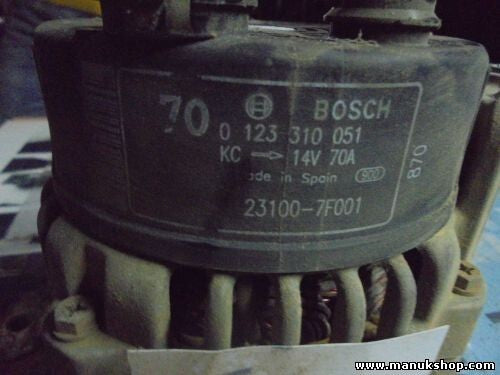 Alternador Nissan Terrano Ford Maverick 2.7 TDi 4WD TD27TI BOSCH 0123310051