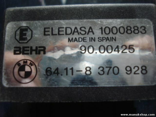 Unità di climatizzazione BMW E36 316i 64.11-8370928 64118370928