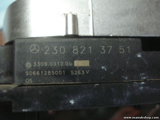 Interruptor de consola Mercedes Benz R230 2001–2011 2308213751 230 821 37 51