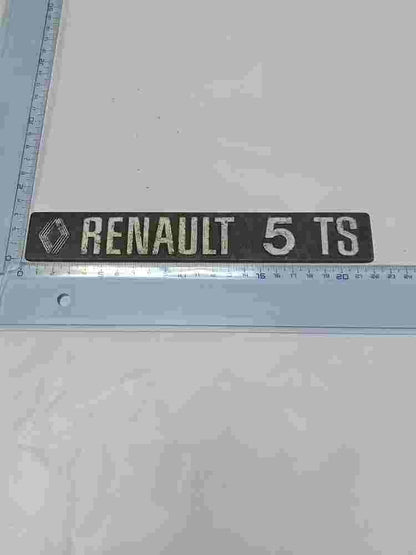 Emblema Renault 5 TS 22 cm.