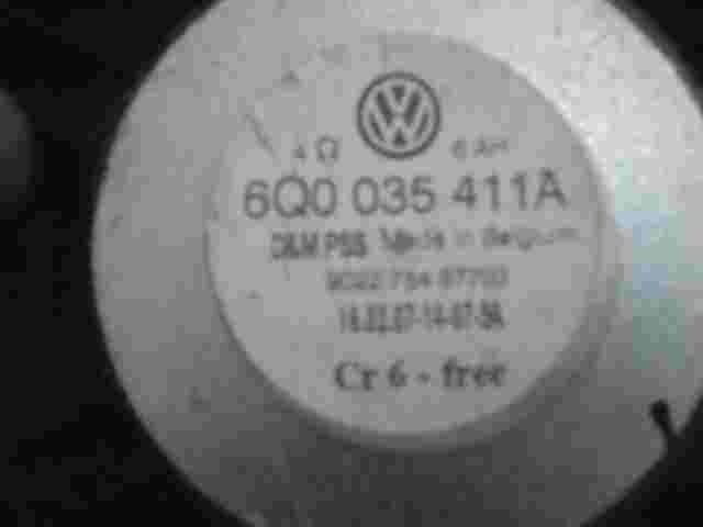 Altavoz VW Volkswagen New Beetle Polo 9N 6Q0035411A 6Q0 035 411A 6QO035411A