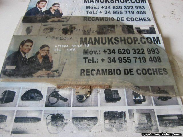 Vetro porta anteriore destra SUZUKI Grand Vitara 43R000016 M87AS2DOT211CE E9