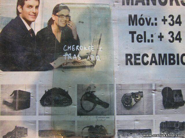 Vetro porta posteriore destro Jeep Grand Cherokee 43R001075 DOT287VFM326