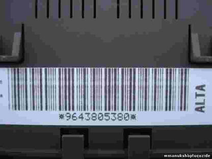 Caja de fusibles de relé Citroen C5 Peugeot PSA 00-IS24 9643805380 96 438 053 80