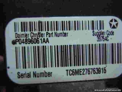 Airbag Centralita Chrysler P04896061AA 04896061AA 39754AC