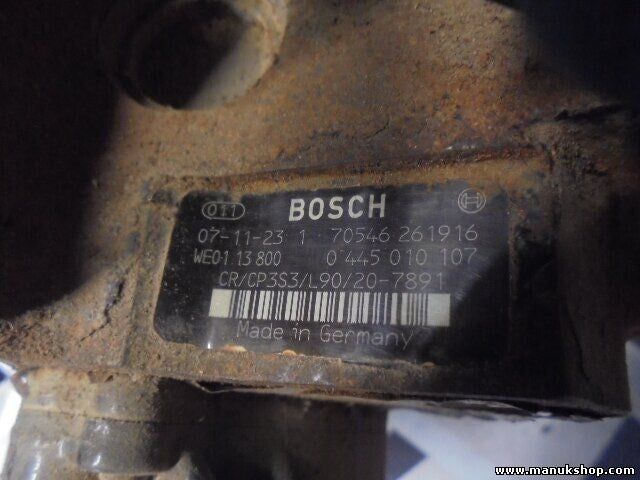 Bomba de inyección Mazda BT-50 CD 2.5L BOSCH 0445010107 70546 261916 CR/CP3S3