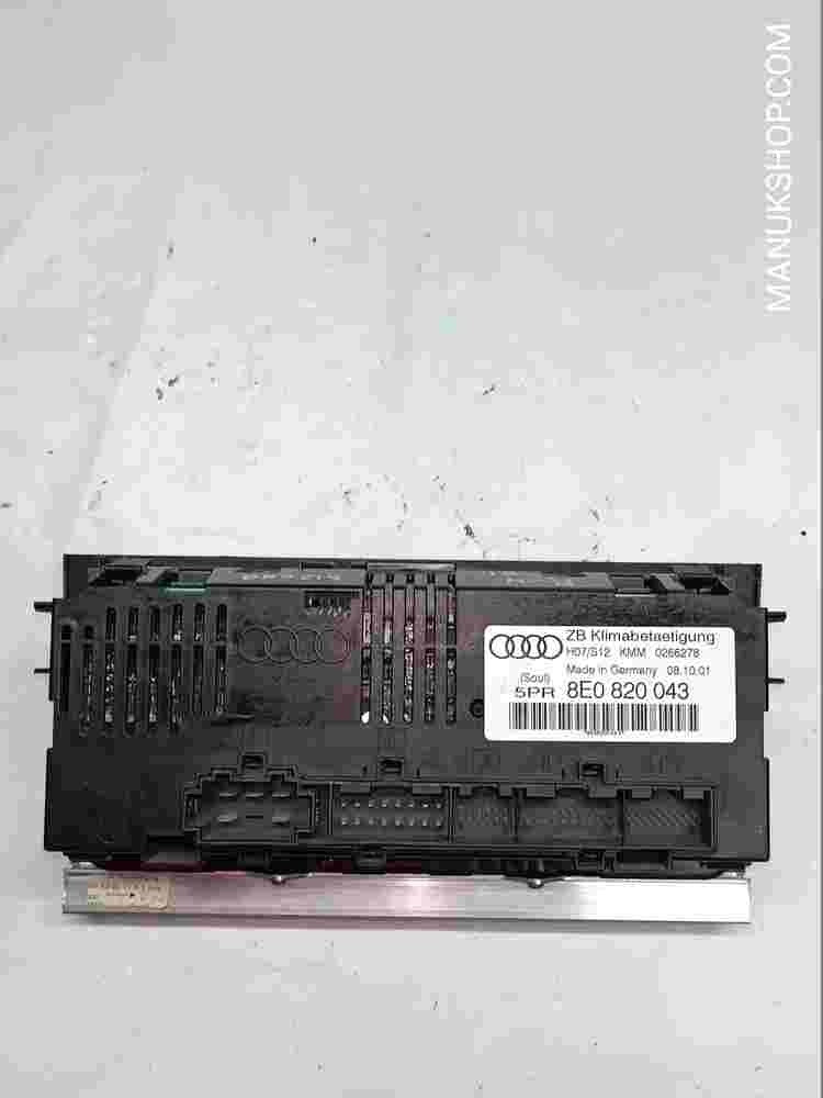 Climatizador Calefacción Audi A4 8E 8H 8E0820043 8EO820043 H07/S12 KMM 0266278