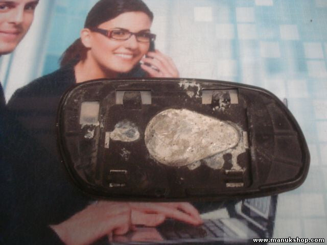 Cristal espejos exteriores izquierdo manual Mazda 323 L 4696 R1400