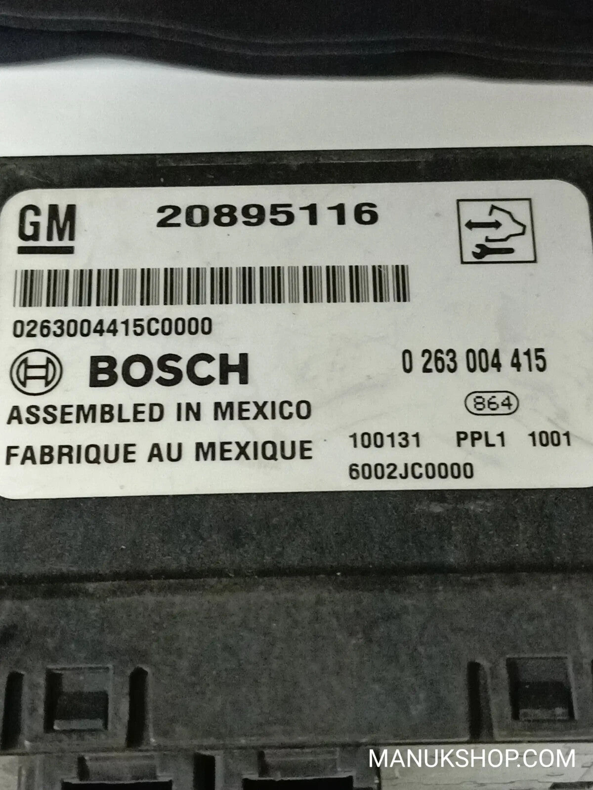 Control de estacionamiento electrónico Chevrolet 20895116 0263004415 6002JC1708