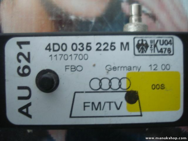 Amplificador de antena Audi A8 4D0 035 225 M 4D0035225M 4DO035225M