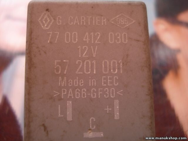 Relé Renault Kangoo G.CARTIER 7700412030 57201001