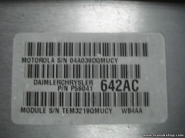 Módulo de control del tren motriz Grand Cherokee 3.1 P56041642AC P56041 642AC