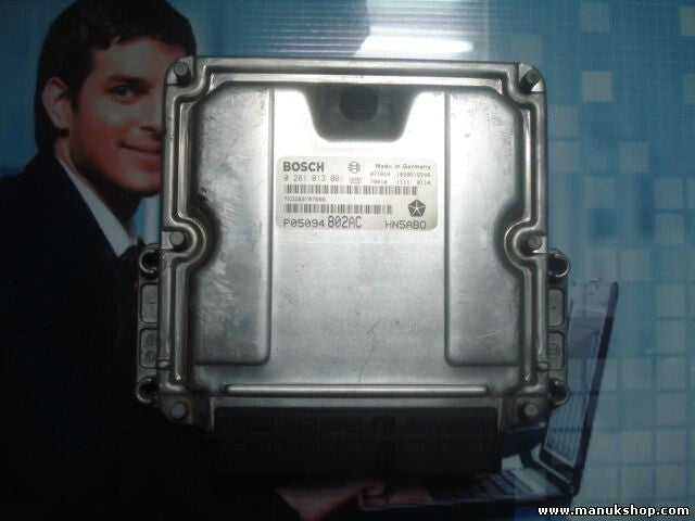 Centralita del motor Chrysler Voyager IV (2007) EDC15 P05094802AC 0281013001