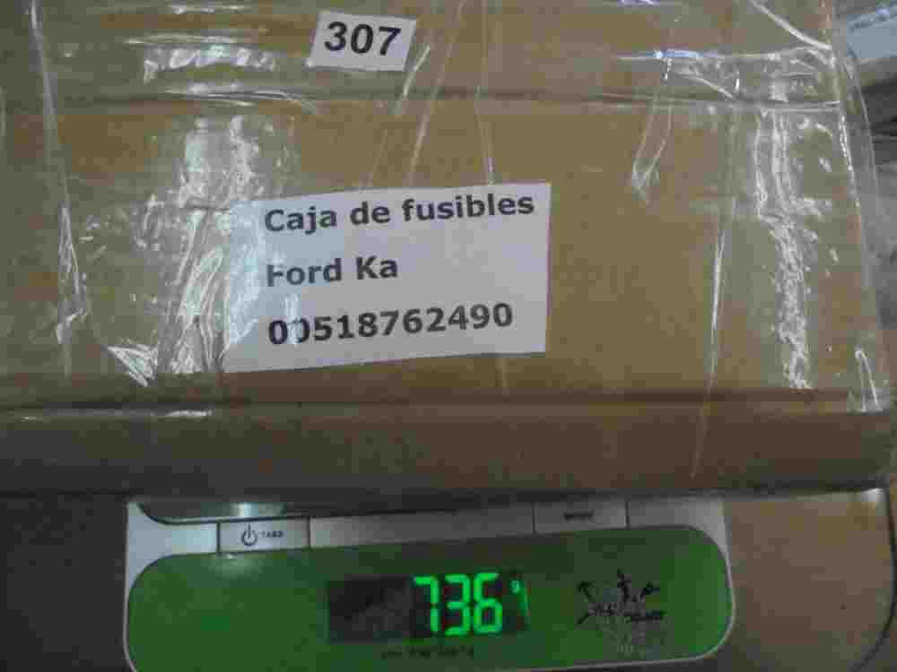 Caja de fusibles Ford Ka 2 II (RU8) 1.2 2009 00518762490 28259653 56086033