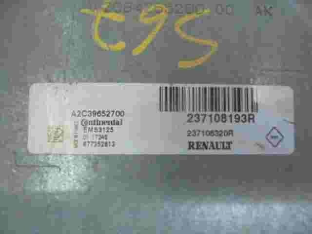 Centralita Renault Dacia EMS3125 A2C39652700 237108193R 237106320R A2C84265200