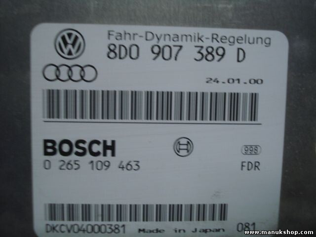 Conducción dinámica de control VW Passat B5 Audi A4 A6 8D0907389D 0265109463
