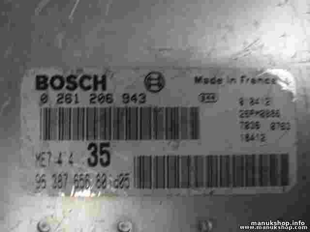 Centralita  Peugeot 307 9638765680 ID05 ME74435 ME7.4.4 35 BOSCH 0261206943