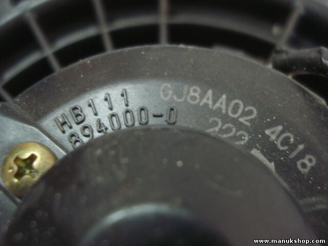 Ventilador de Calefacción Mazda 2 6 HB111 GJ8AA02 8940000222 894000-0222 8940000