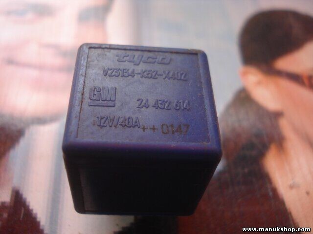 Relé Opel V23134K52X402 24 432 614 24432614 GM 12V
