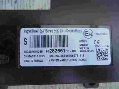 Centralina Telefono Bluetooth Peugeot 9828266180-00 98 282661 80-00 503551640268