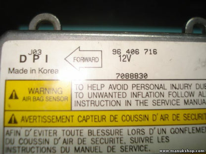 Airbag Centralita Daewoo Lanos Nubira 96406716 96 406 716 7088830