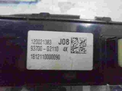 Conmutador de Niebla luces Hyundai Ioniq 93700G2110 120021383 1812110000090