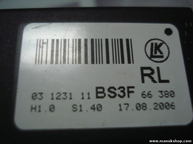 mando botonera elevalunas Mazda 3 LK 03123111 03 1231 11 BS3F 66380 BS3F66380