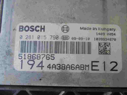 Centralita Fiat Croma 51868765 1039S34670 1944A38A6ABME12 BOSCH 0281015790