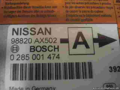 Sensor de impacto de airbag Nissan Micra K12  98820AX502 BOSCH 0285001474