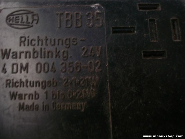 Centralita Intermitente de advertencia Mercedes-Benz TBB35 TBB 35 4DM00435602